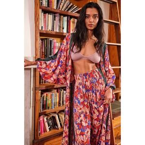 Free People In Bloom Floral Duster Large